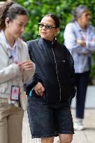 2025 French Open - Celebrities At Village Day 13 NB