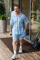 2025 French Open - Celebrities At Village Day 13 NB