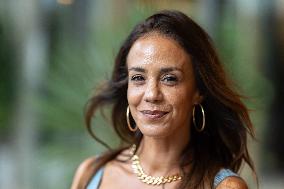 2025 French Open - Celebrities At Village Day 13 NB