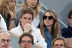 2025 French Open - Celebrities In Stand Day 13 NB