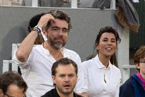 2025 French Open - Celebrities In Stand Day 13 NB