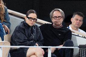 2025 French Open - Celebrities In Stand Day 13 NB