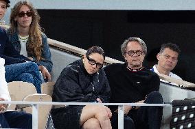 2025 French Open - Celebrities In Stand Day 13 NB