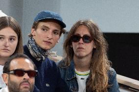 2025 French Open - Celebrities In Stand Day 13 NB