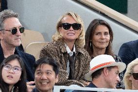 2025 French Open - Celebrities In Stand Day 13 NB