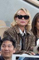 2025 French Open - Celebrities In Stand Day 13 NB