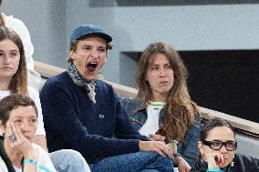 2025 French Open - Celebrities In Stand Day 13 NB