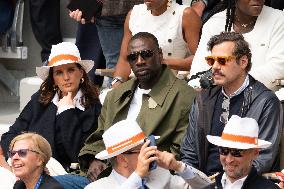 French Open Omar Sy at the Stands LZ