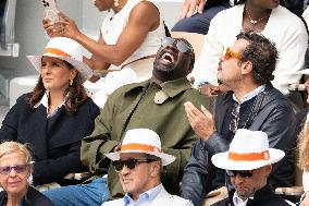 French Open Omar Sy at the Stands LZ