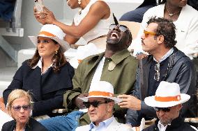 French Open Omar Sy at the Stands LZ