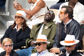 French Open Omar Sy at the Stands LZ