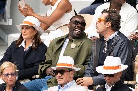 French Open Omar Sy at the Stands LZ