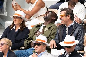French Open Omar Sy at the Stands LZ