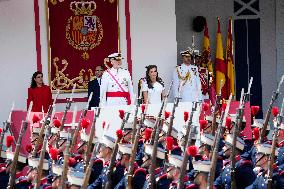 Spanish Royal Couple Attends Armed Forces Day - Spain