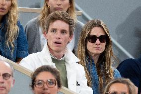 2025 French Open - Celebrities In Stand Day 13 NB