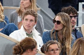 2025 French Open - Celebrities In Stand Day 13 NB