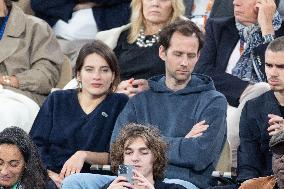 2025 French Open - Celebrities In Stand Day 13 NB