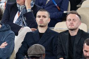 2025 French Open - Celebrities In Stand Day 13 NB