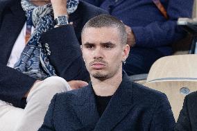 2025 French Open - Celebrities In Stand Day 13 NB