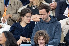 2025 French Open - Celebrities In Stand Day 13 NB