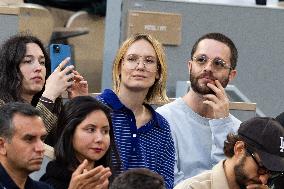 2025 French Open - Celebrities In Stand Day 13 NB