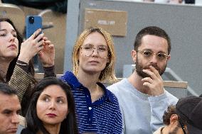 2025 French Open - Celebrities In Stand Day 13 NB