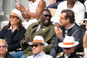 French Open Omar Sy at the Stands LZ