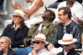 French Open Omar Sy at the Stands LZ