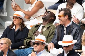 French Open Omar Sy at the Stands LZ