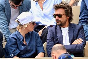French Open 2025 - VIPs In The Stands - Day 14