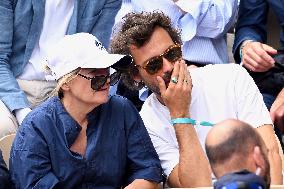 French Open 2025 - VIPs In The Stands - Day 14