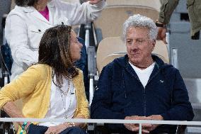 2025 French Open - Celebrities In Stand Day 13 NB