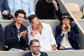 2025 French Open - Celebrities In Stand Day 13 NB
