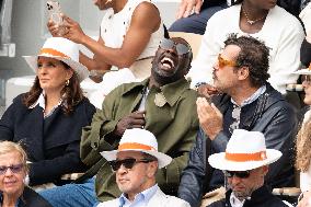 French Open Omar Sy at the Stands LZ