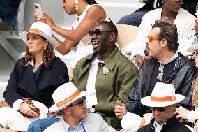 French Open Omar Sy at the Stands LZ