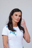 Spanish Royal Couple Attends Armed Forces Day - Spain