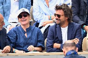 French Open 2025 - VIPs In The Stands - Day 14