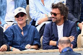 French Open 2025 - VIPs In The Stands - Day 14