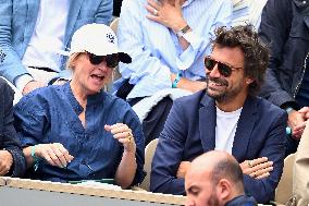 French Open 2025 - VIPs In The Stands - Day 14