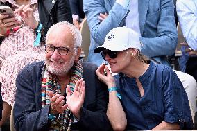 French Open 2025 - VIPs In The Stands - Day 14