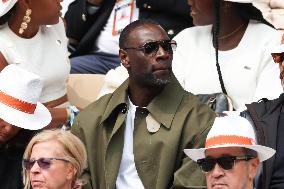 2025 French Open - Celebrities In Stand Day 14 NB