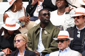 2025 French Open - Celebrities In Stand Day 14 NB