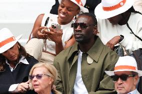 2025 French Open - Celebrities In Stand Day 14 NB