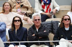 2025 French Open - Celebrities In Stand Day 14 NB