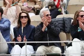 2025 French Open - Celebrities In Stand Day 14 NB