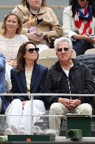 2025 French Open - Celebrities In Stand Day 14 NB