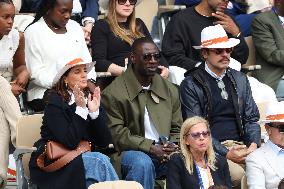 2025 French Open - Celebrities In Stand Day 14 NB