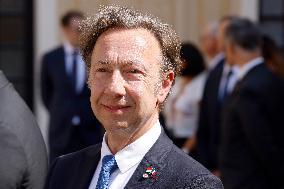 NO TABLOIDS -  President Macron Visiting Monaco