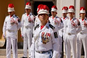 NO TABLOIDS -  President Macron Visiting Monaco
