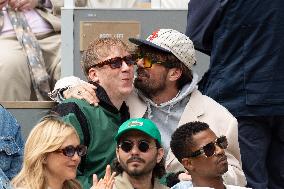 2025 French Open - Celebrities In Stand Day 14 NB